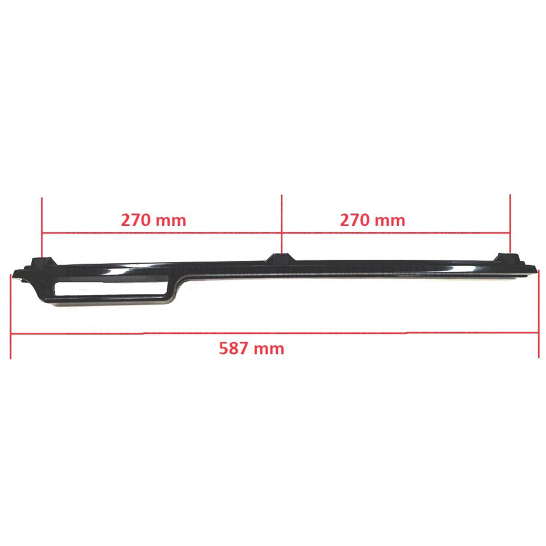 MANIGLIA FORNO X BOMPANI 58,5 NERA - M0483 - immagine 1